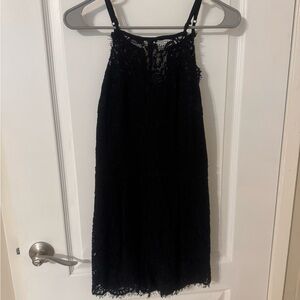 Francesca's Collections Black Lace Dress